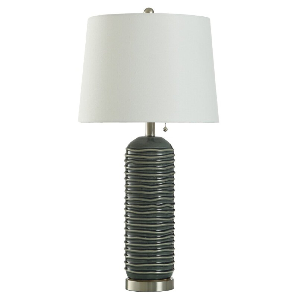 0f0466492a6f832615b102a56853e70c Lagrange Green Ceramic Body Table Lamp 100 Watts - Image 1