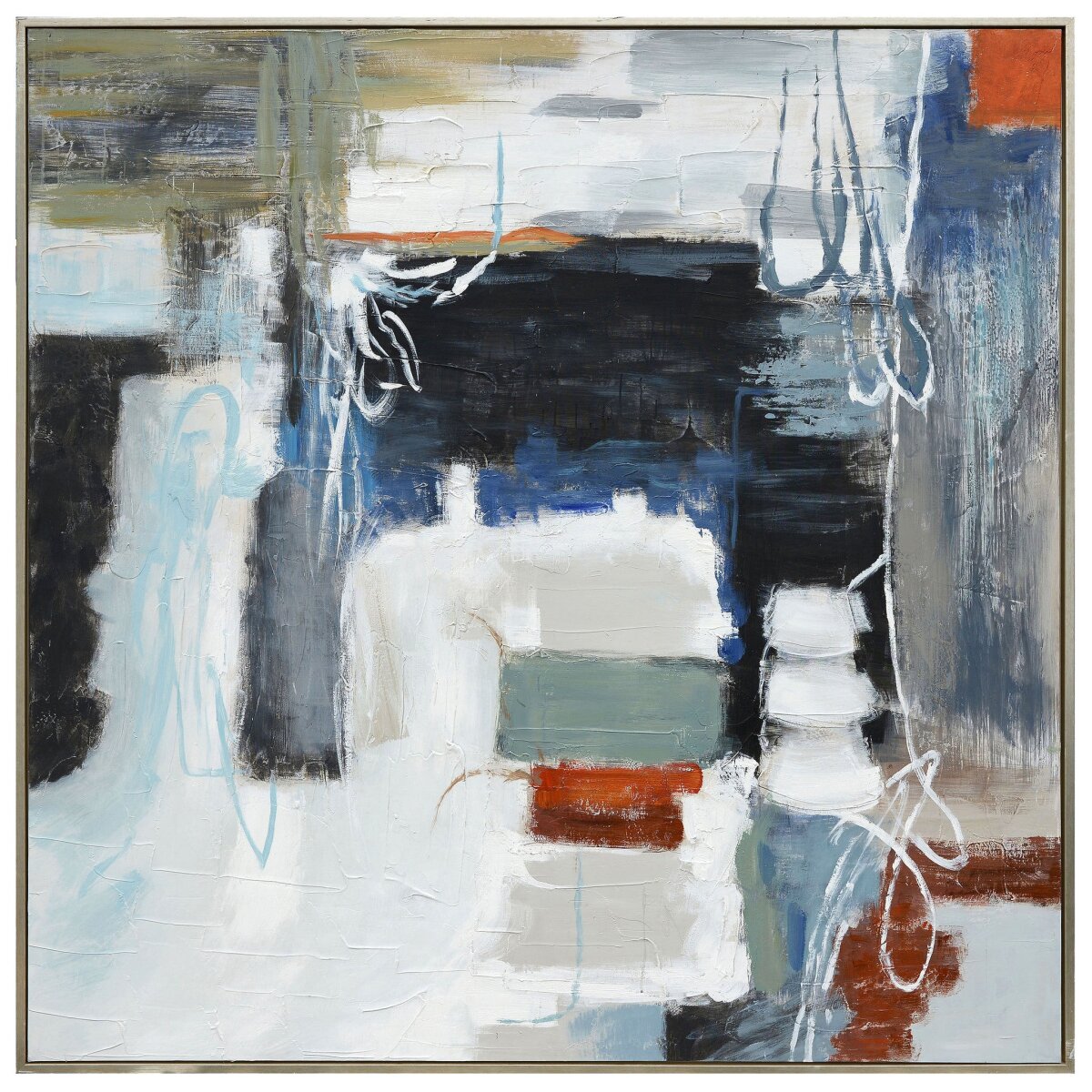 0f9bf17da58943c025e4ce19636bb05b Midnights Framed Art | Hand Painted Abstract | 1.5 Inch Frame - Image 1