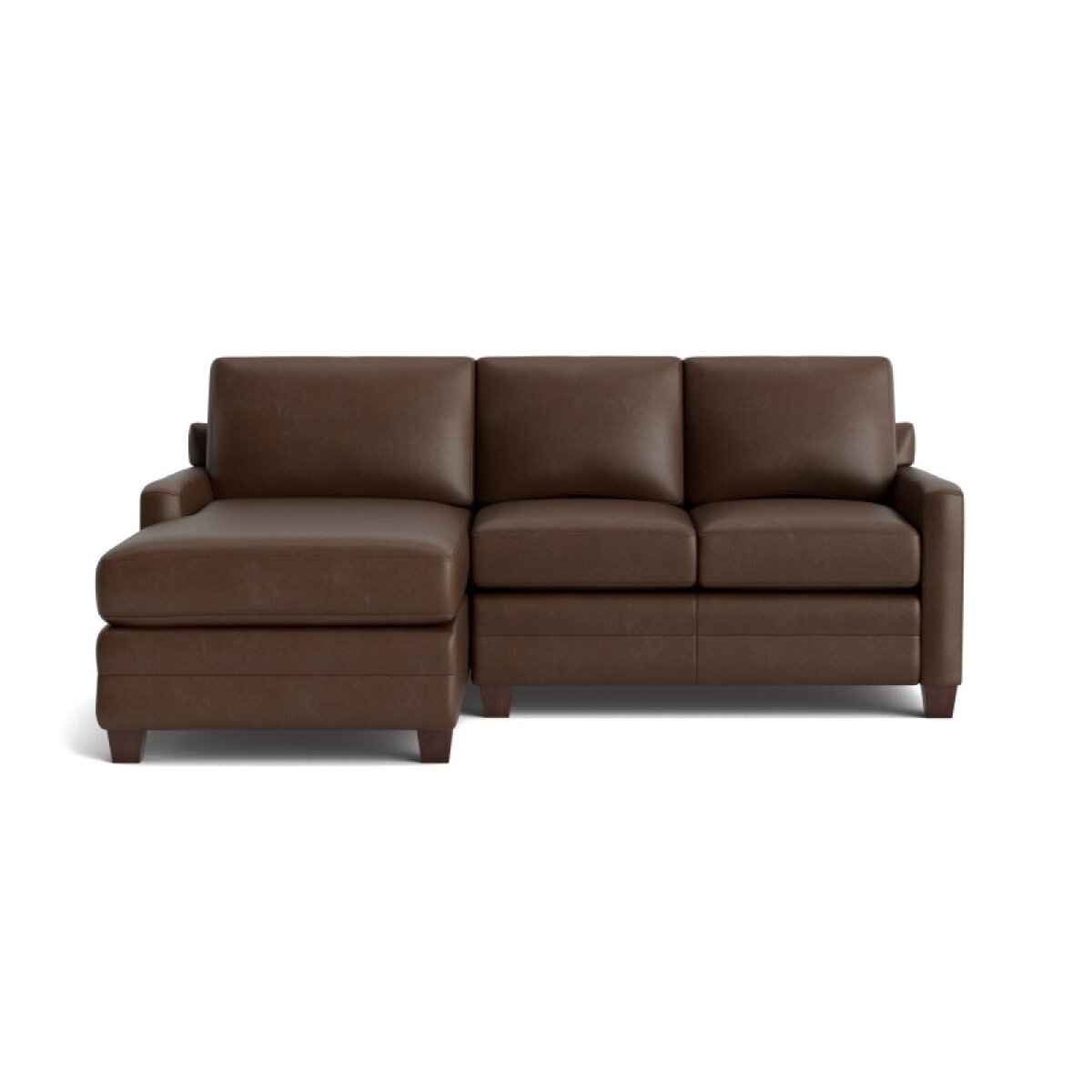 0facc02ae6454c41fe618515159a7e4c Carolina Leather Track Arm Chaise Sectional - Image 1