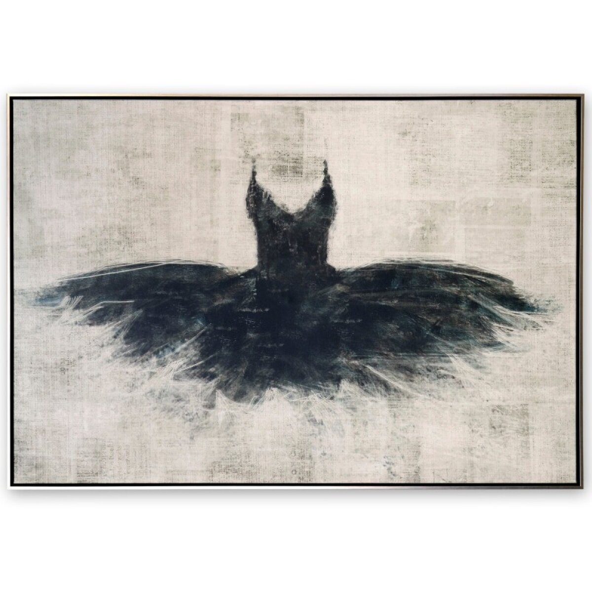 1014f6e7175090d2fb30406ba7e9d8ea Black Dress Dann Folely Lifestyle Stretched Canvas - Image 1