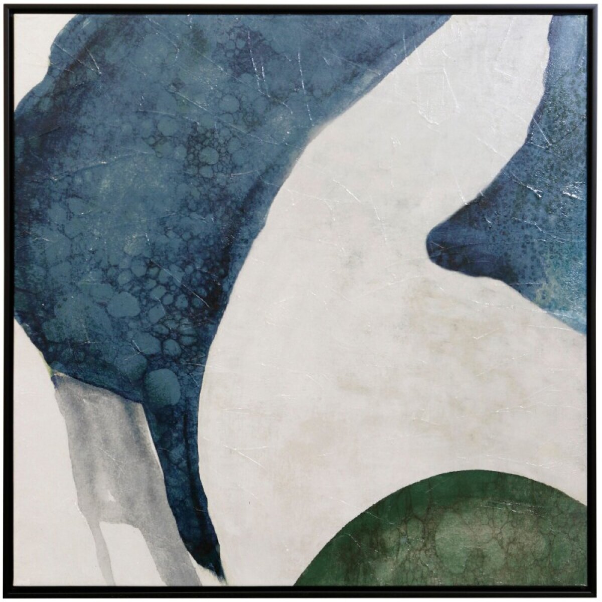 104eb86915c27548412dba2fe7e6ce93 Structured Serenity I Framed Stretched Canvas Print - Image 1