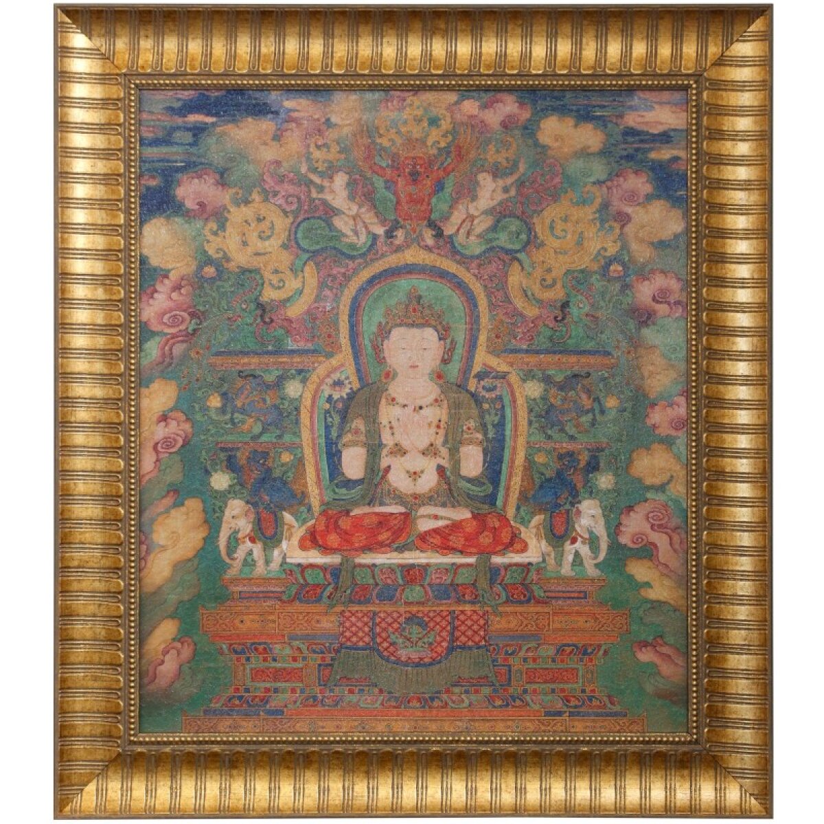 10589c0fa477970893de2f13abe6b433 Dann Foley Lifestyle Manjushri Textured Framed Print - Image 1