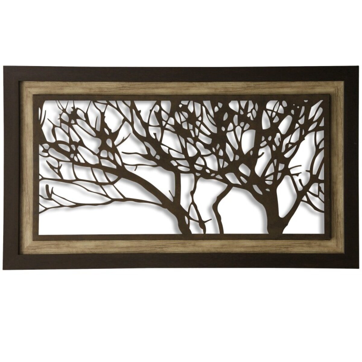 109aec0fecf6e9a484f96f41de1d4311 Metal Laser Cut Tree I - Image 1