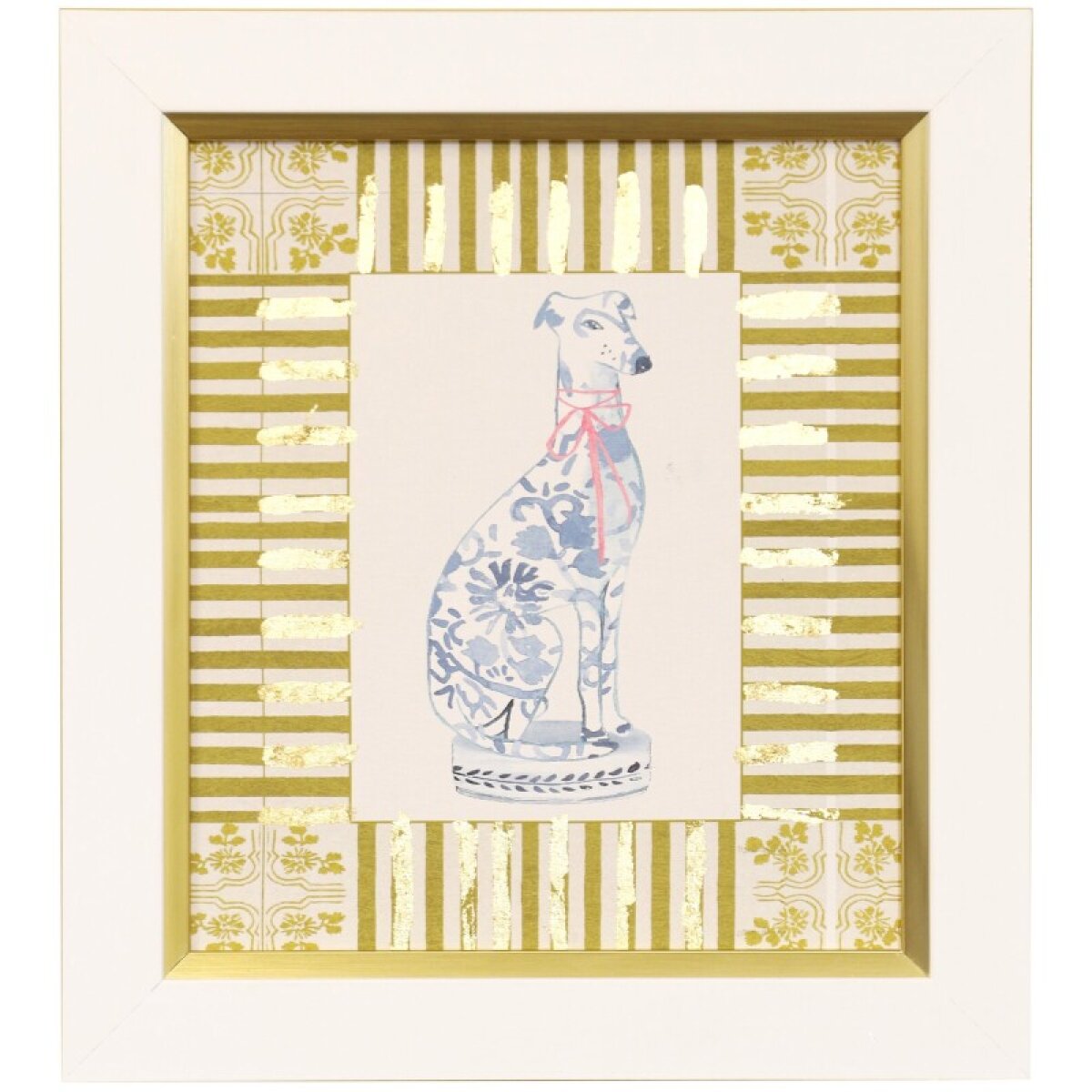10c06efc339512217e2160bce6e823b9 Talavera Blue Girl Ii Manufactured Framed Canvas - Image 1
