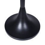 Matte Black Spun Metal And Mdfmarble Paper Venner Top Accent Table - Image 8