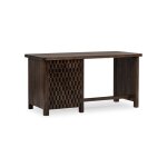 Norwood Solid Wood Desk - Bark Brown - Image 6