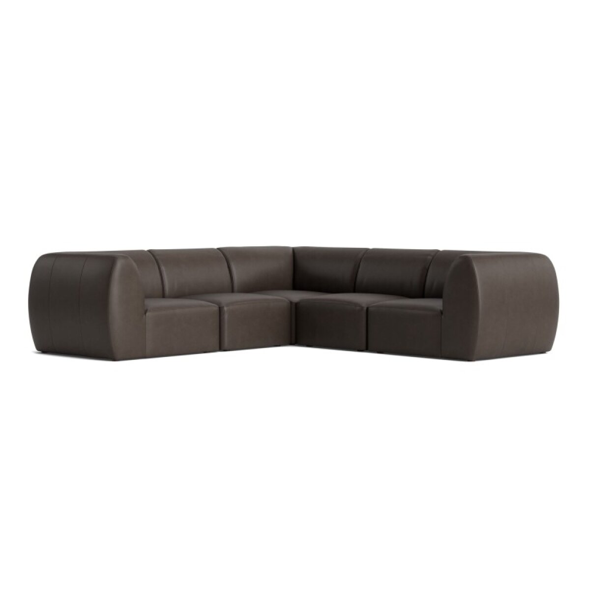 115c46a9def0314d65168eaff847a39a Clyde Leather Modular L-Shaped Sectional - Image 1