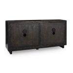 Albero Solid Wood 4dr Buffet - Black - Image 5