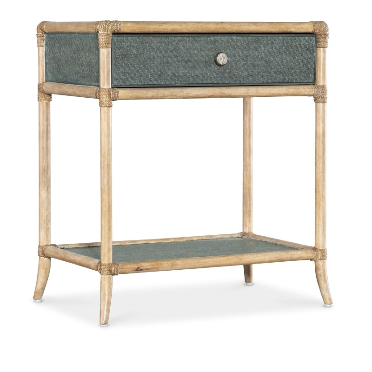 124e47bd0bac83dbcfd64ce3a0746e8c Bedroom Retreat Pole Rattan Bedside Table - Image 1