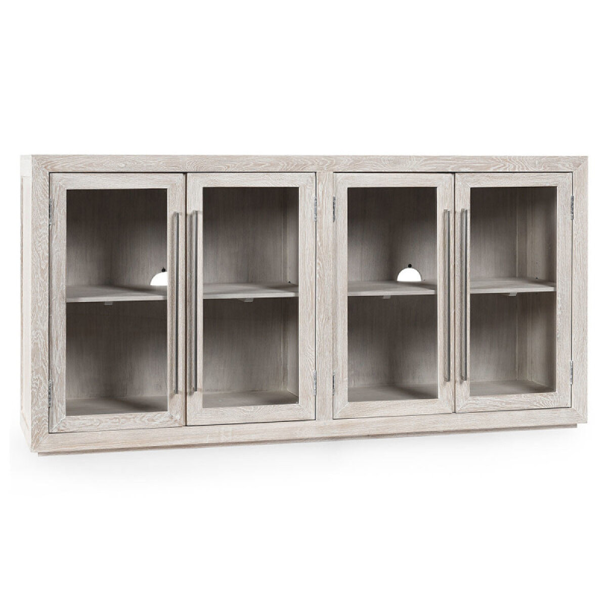 1278492d55da99515f417aba4a10df81 Bradley Solid Wood 4dr Cabinet - Coastal White - Image 1