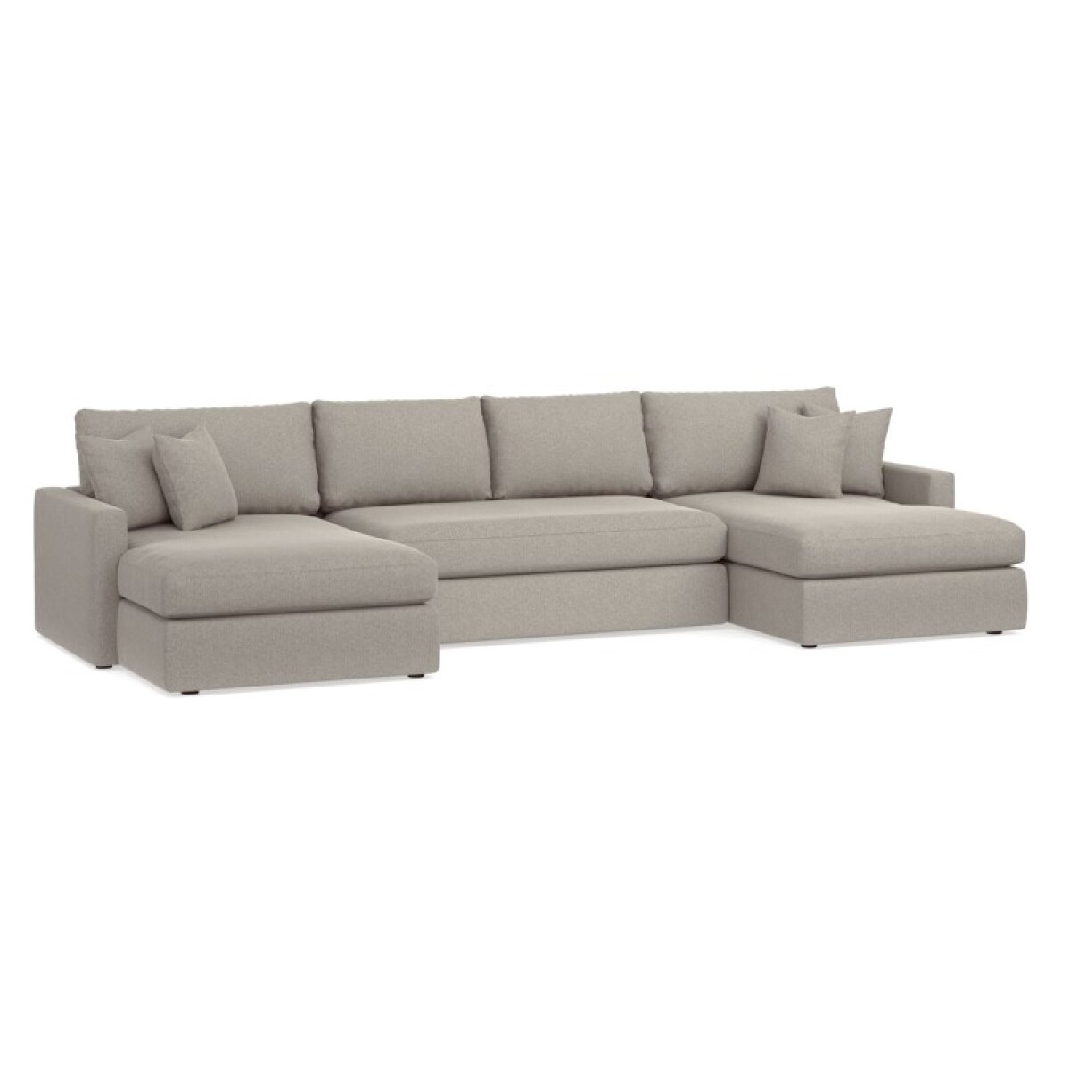 12793b16882d5fc45acb0240c2d96350 Allure Track Arm Bench Seat U-Shaped Sectional - Image 1