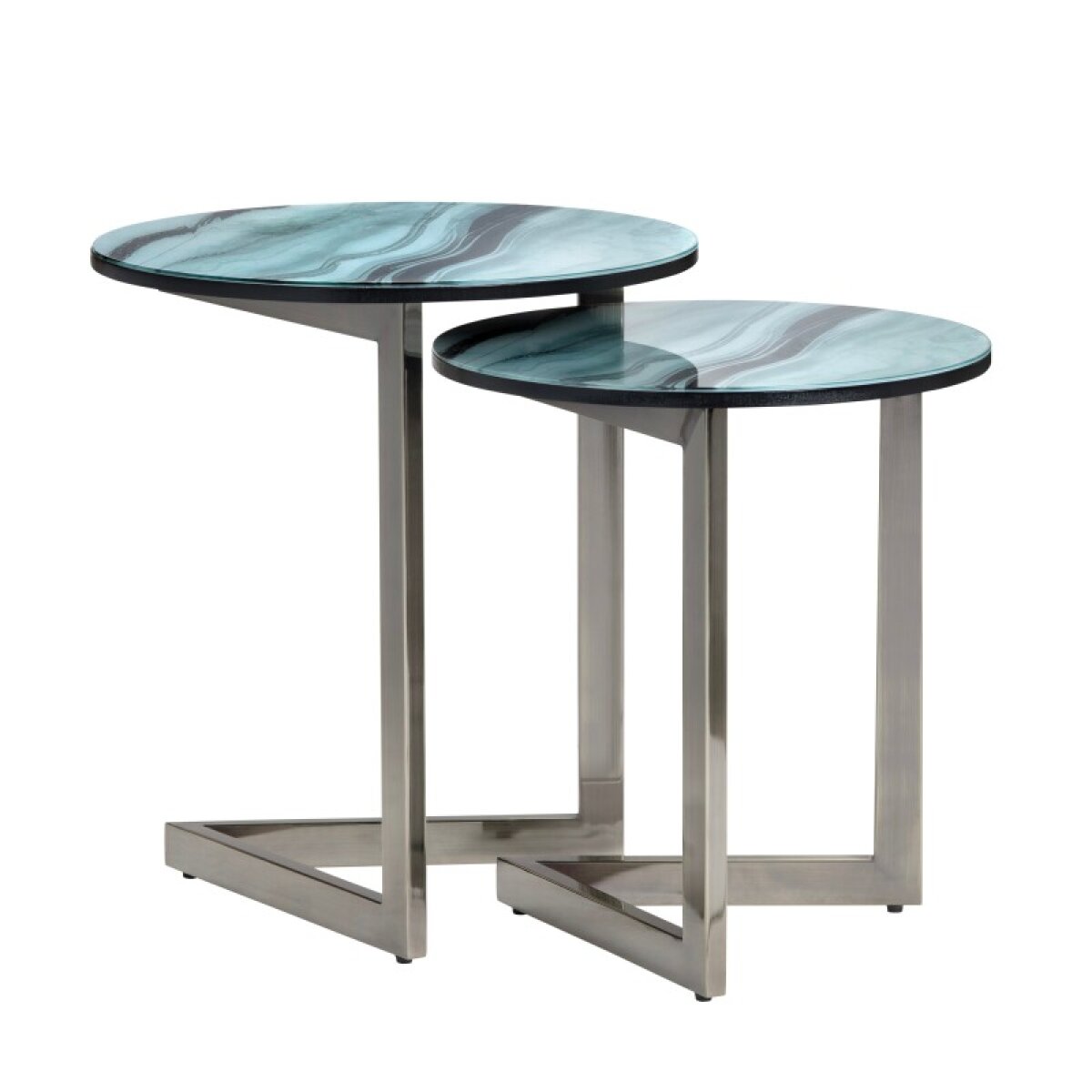 12c1e2cd86f4383b54bddaf9f05776eb Set of 2 Tables - Image 1