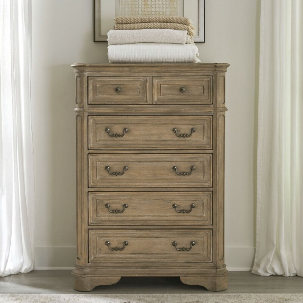 12ceb01164d73d458dcb934406217927 Magnolia Manor 5 Drawer Chest - Image 1