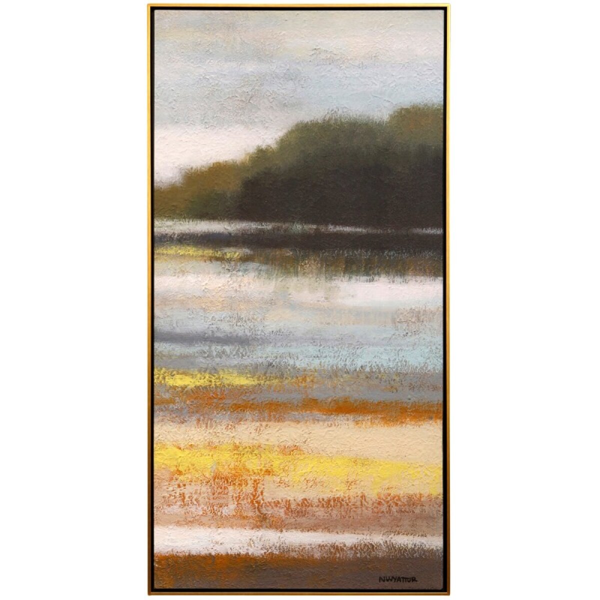 1305302d5da37992960bea4cd6e4c107 Ivy Stone Lake Iii Norman Wyatt Home Framed Canvas - Image 1