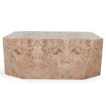 Avena Solid Wood Square Coffee Table - Natural - Image 3