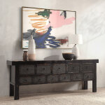 Lahey Solid Wood 11dwr Rectangle Console Table - Image 10