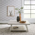 Modern Farmhouse Oversized Square Cocktail Table