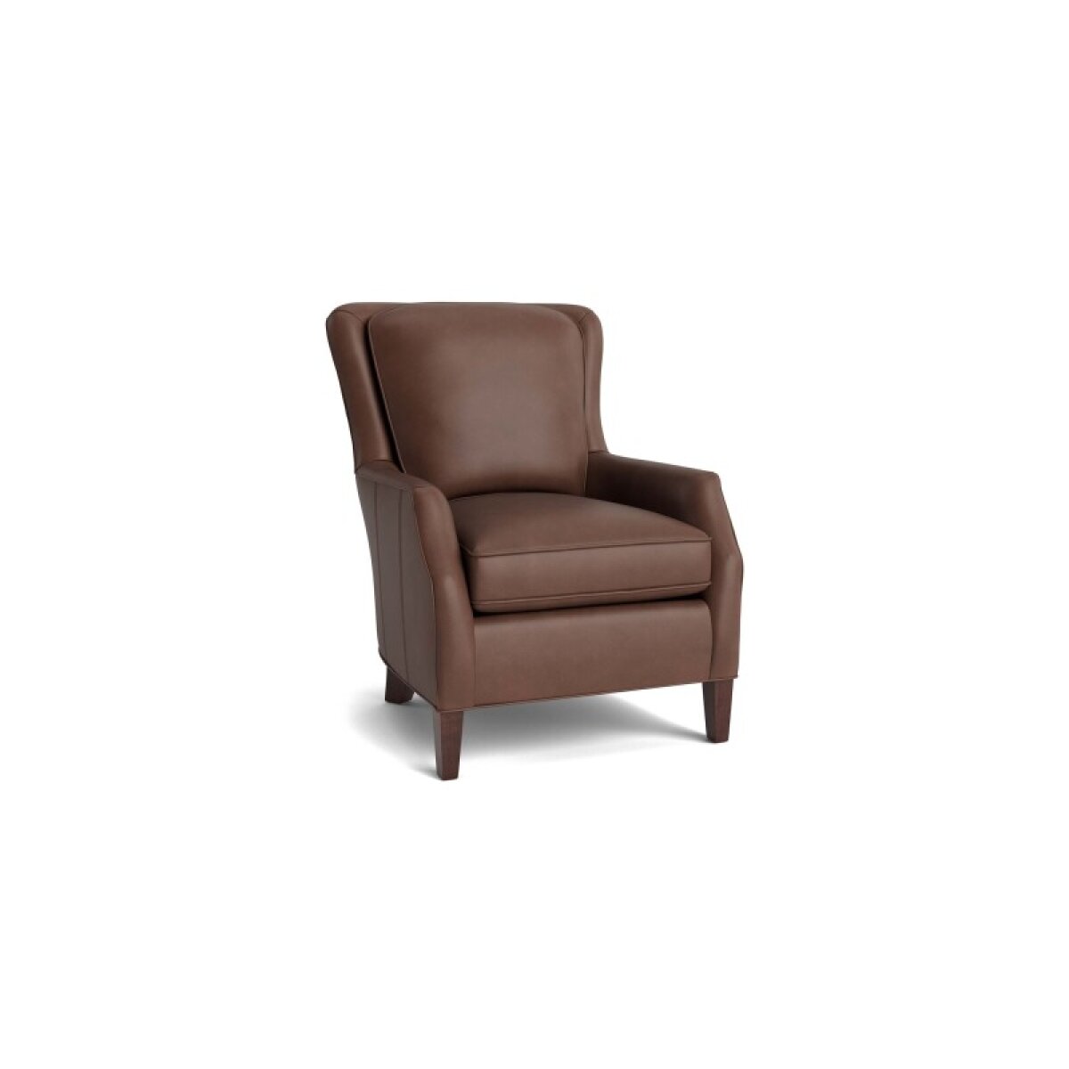 13d528bddd95c1c2e22d8e7efdcb8b07 Kent Leather Slope Arm Chair - Image 1