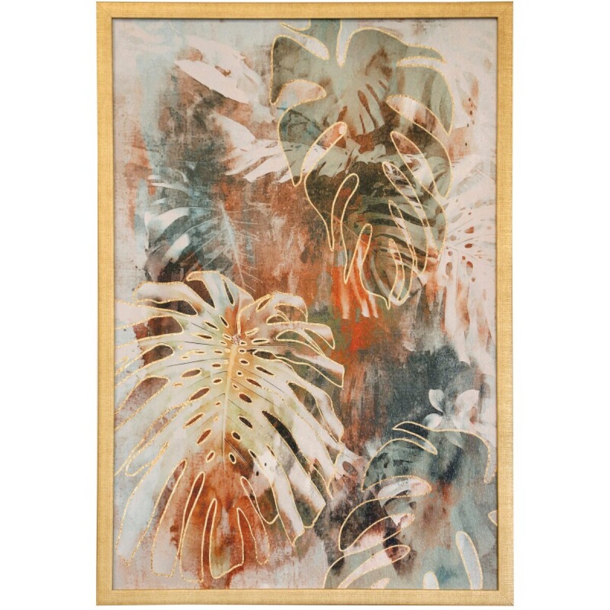 13f9c58464a81a2709492cd8e1f5dbcb Haase Monstera Jungle Ii Textured Framed Print - Image 1