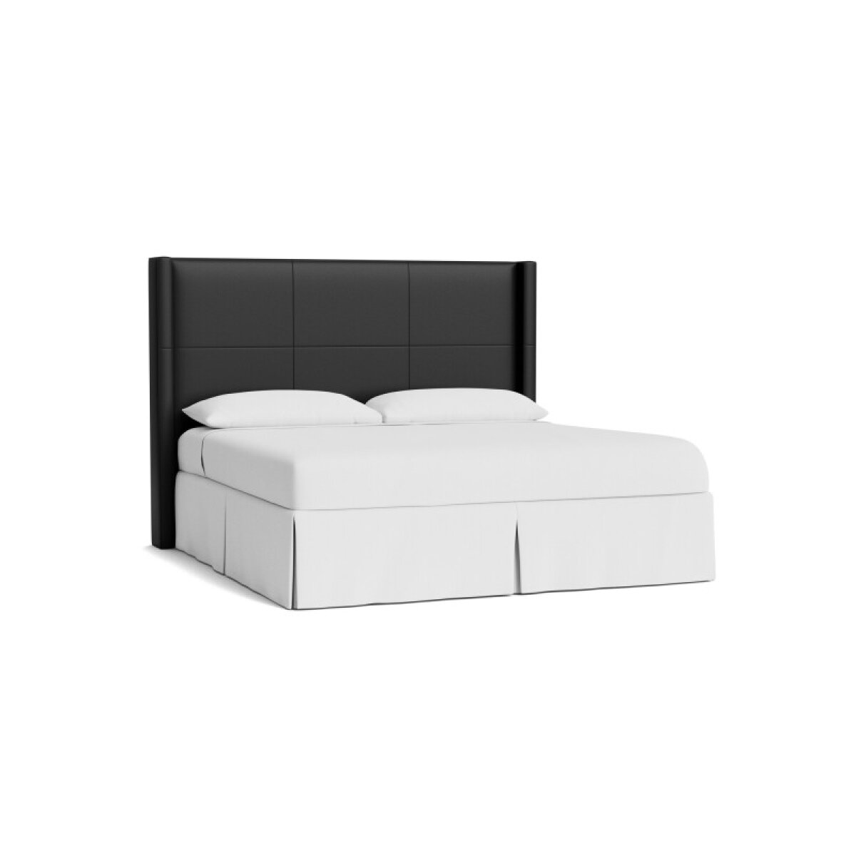 14562d04f48c8030de277becaa19ffcf Dublin Leather Upholstered Bed - Image 1
