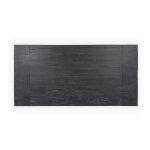 Bristol Solid Wood Rectangle Coffee Table - Aged Black - Image 5