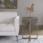 Bertrand Accent Table, Shagreen - Image 4