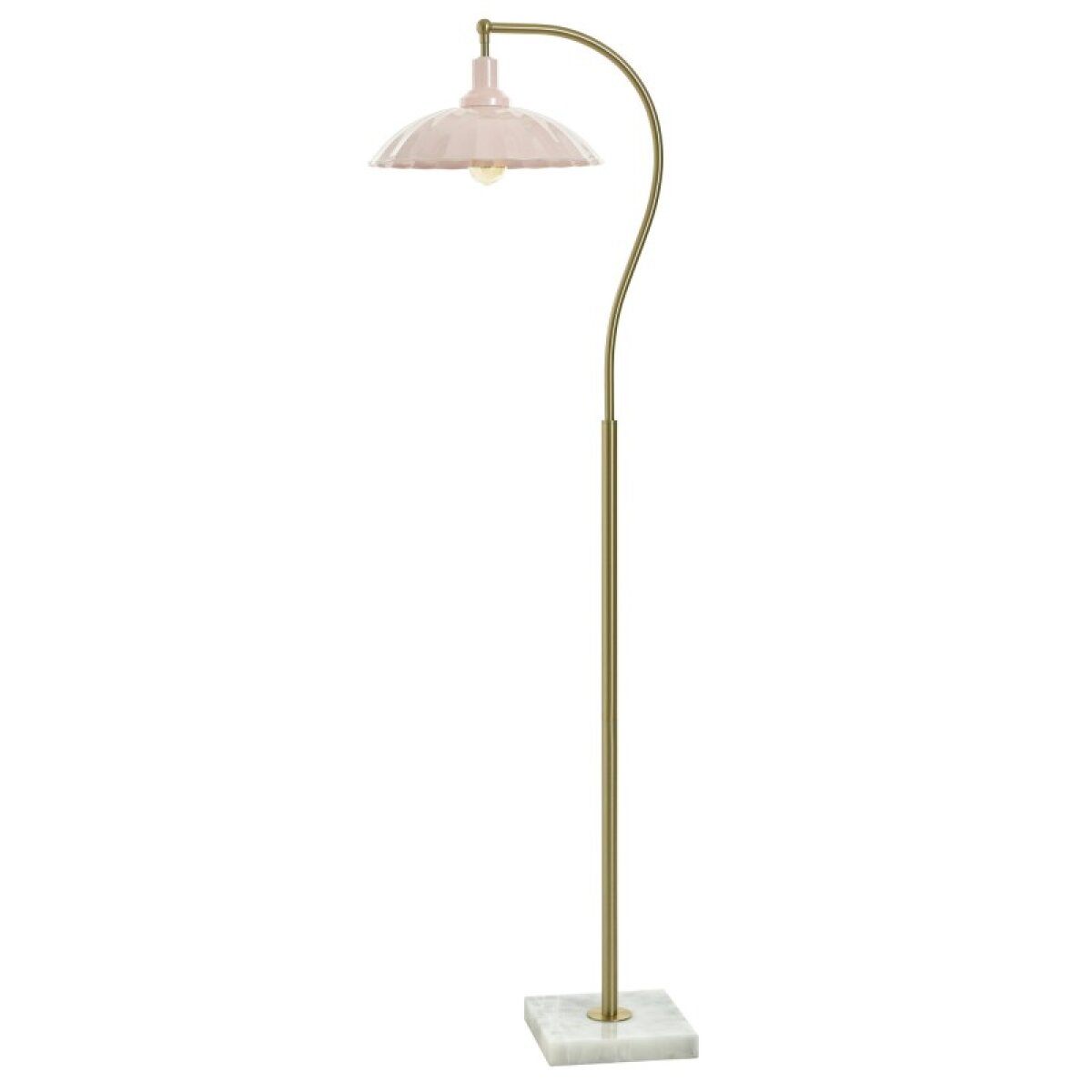 150008c851ef9c3f8bd80084236b5a5b Penelope Tamara Day For Stylecraft Brass Floor Lamp With Metal Shade - Image 1