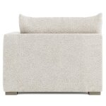 Helena Fabric Right Arm Chaise Without Pillows Wood Foot - Image 7