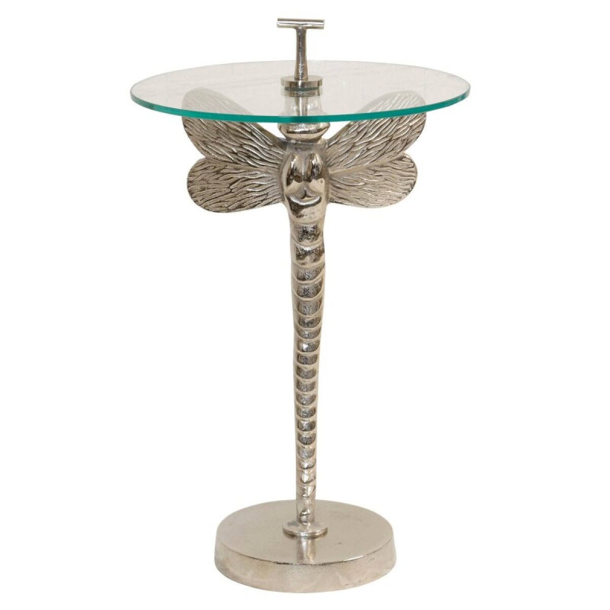 15b675773cadf1d7de0eed72f705a18e Silver Side Table - Image 1