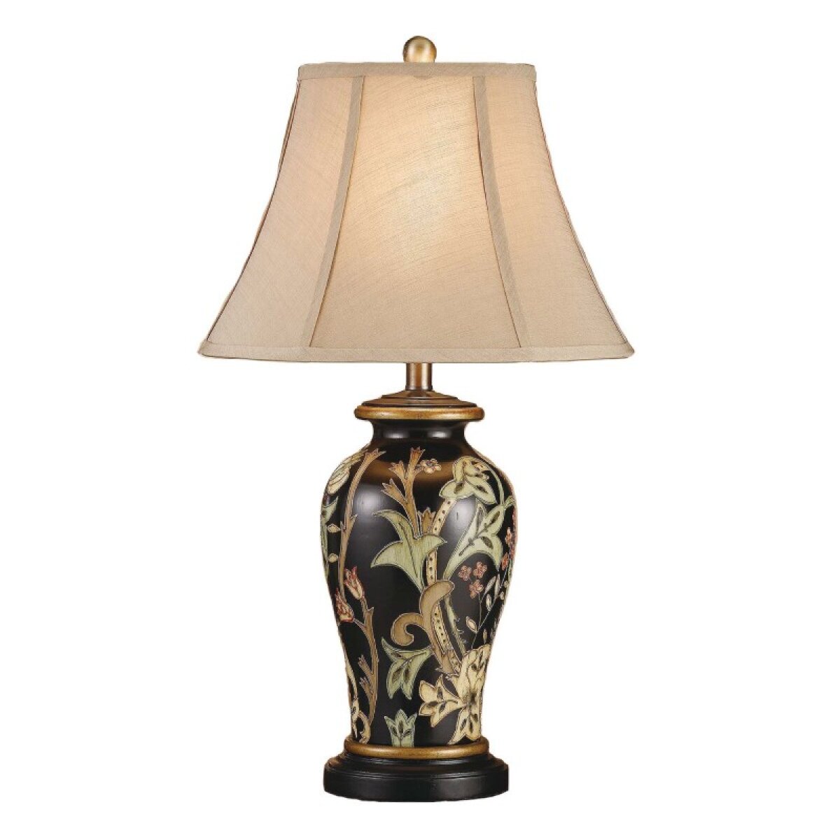 16da1e0b3e26c1f94ad055b2da65d810 Windham Hand Painted Ceramic Lamp - Image 1