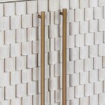 Norwood Solid Wood 4dr Buffet - Coastal White - Image 8