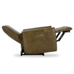 Thaya Leather Power Recliner - Earth Brown - Image 8
