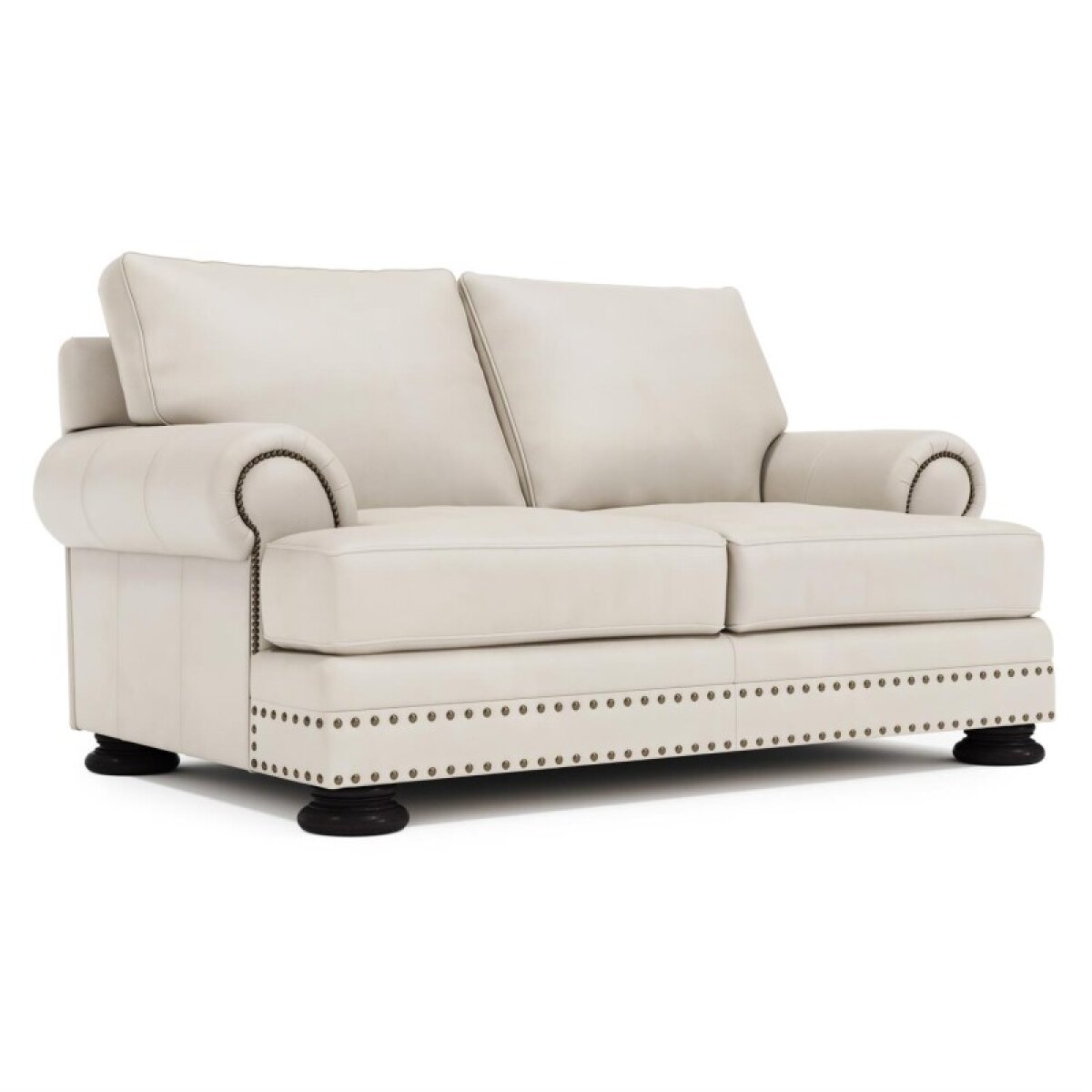 172fd691da3b3dfc5909f8349f3df905 Foster Leather Loveseat Without Pillows - Image 1