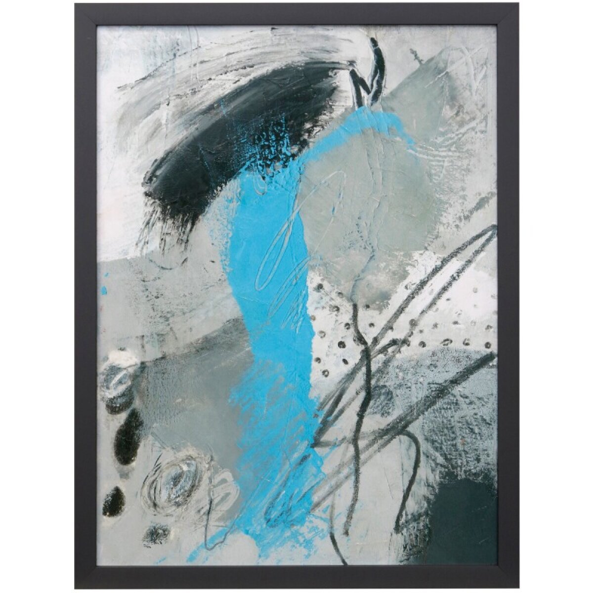 173cad7035f86bfaae59bf502afd15bc Textured Framed Print Not All Black And White I - Image 1