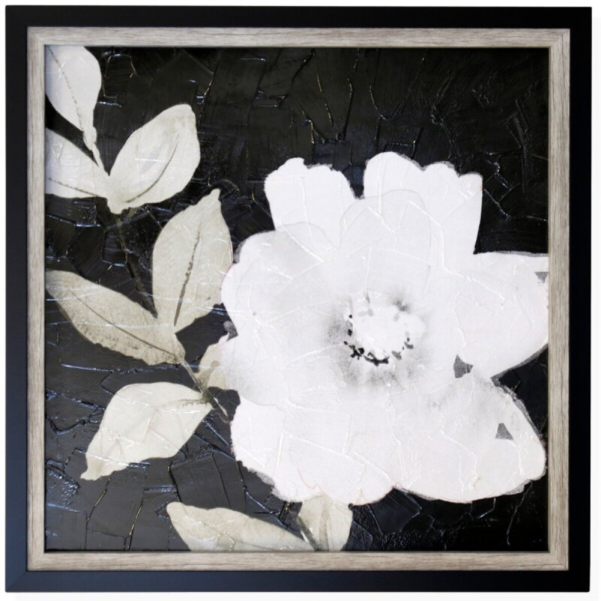 17b867e42dc371aafd004ac401d4e085 With Love It Grows Textured Framed Print - Image 1