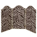 Dann Foley Lifestyle Zebra Print Three Panel Floor Screen - Image 3