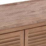 Jolen Solid Wood 6dr Buffet - Distressed Brown - Image 7