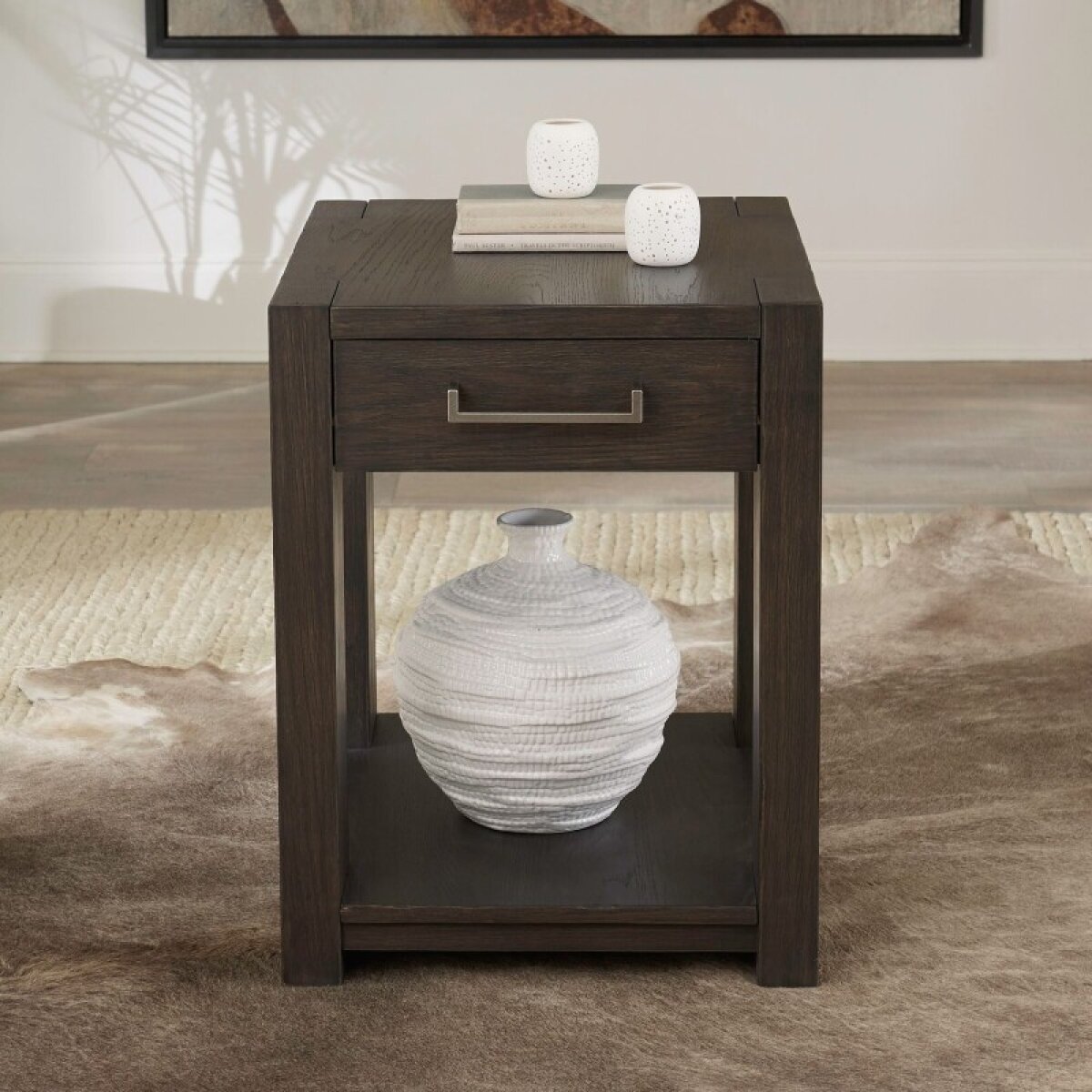 17f3ba0aa0d1d43e371680fb8527db71 Lennox Hill Chairside Table - Image 1
