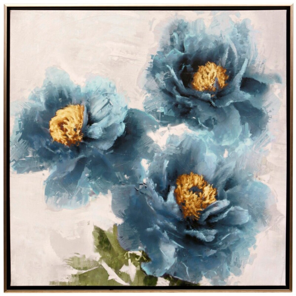 187afc8043cae33793e9c7534ccd958f Blue Bloom Ii Manufactured Canvas - Image 1