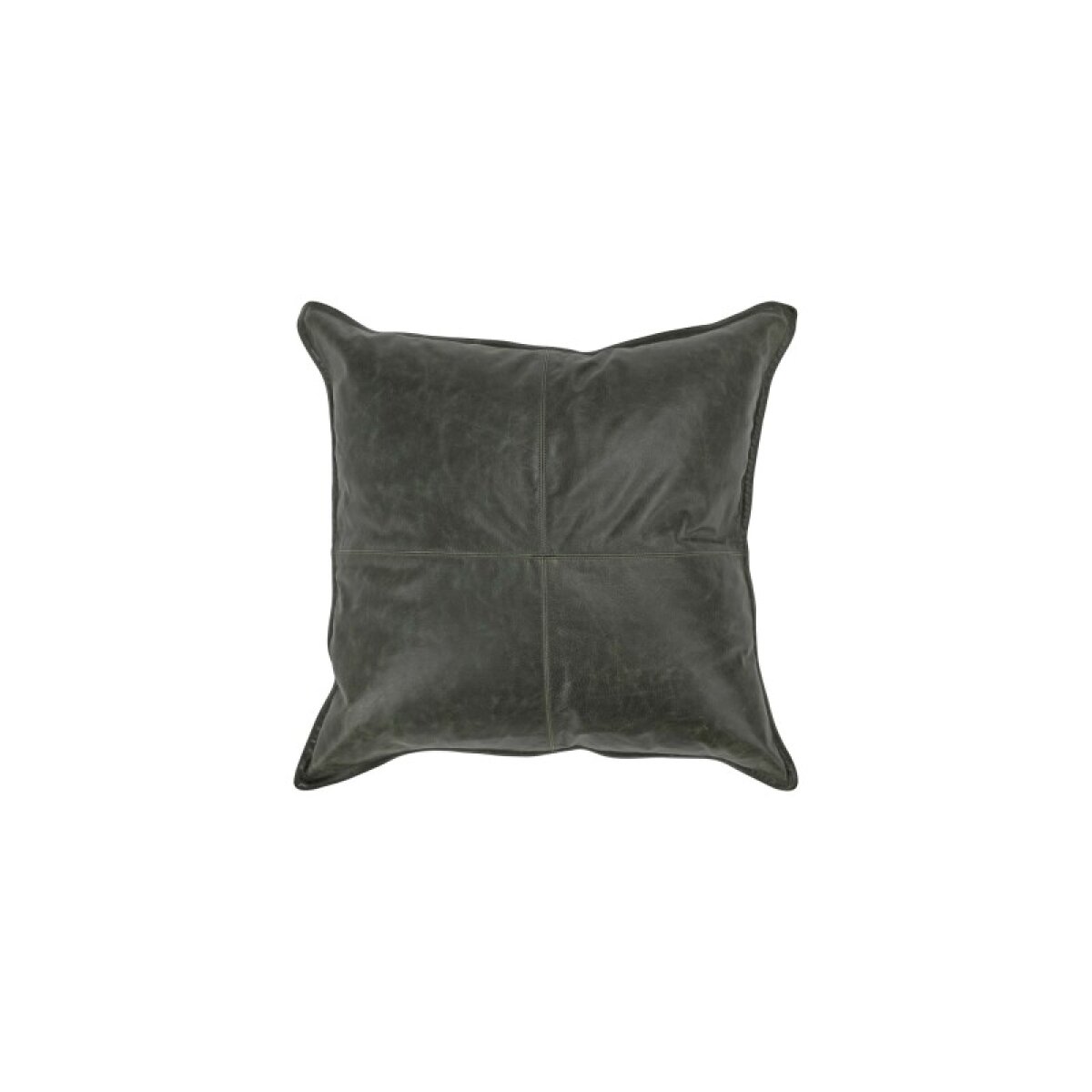 18dd66d9b9b915bef402008aad119d7f Dumont Leather Acre Forest Green Pillow Cover - Image 1