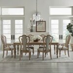 Magnolia Manor Opt 7 Piece Rectangular Table Set
