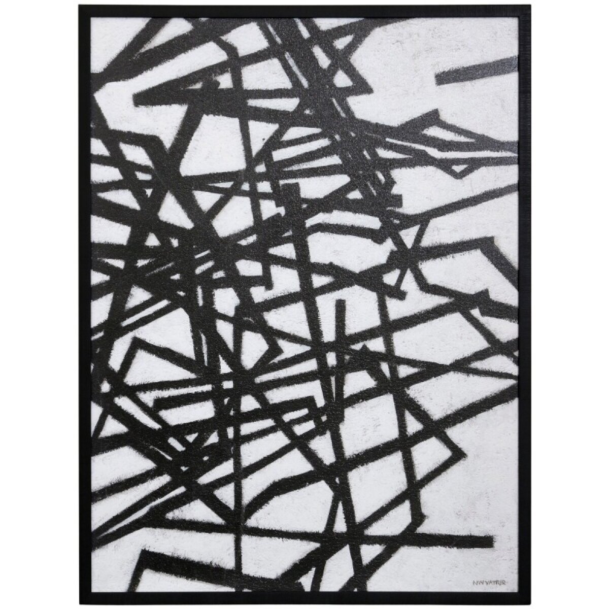 190753756888016e4a1a73b09338cf33 Norman Wyatt Home Glam Charisma I Framed Canvas - Image 1