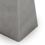 Far Marble/metal Square End Table - White/slate Gray - Image 4