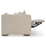 Bliss Fabric Left Arm Power Motion Chair - Image 6