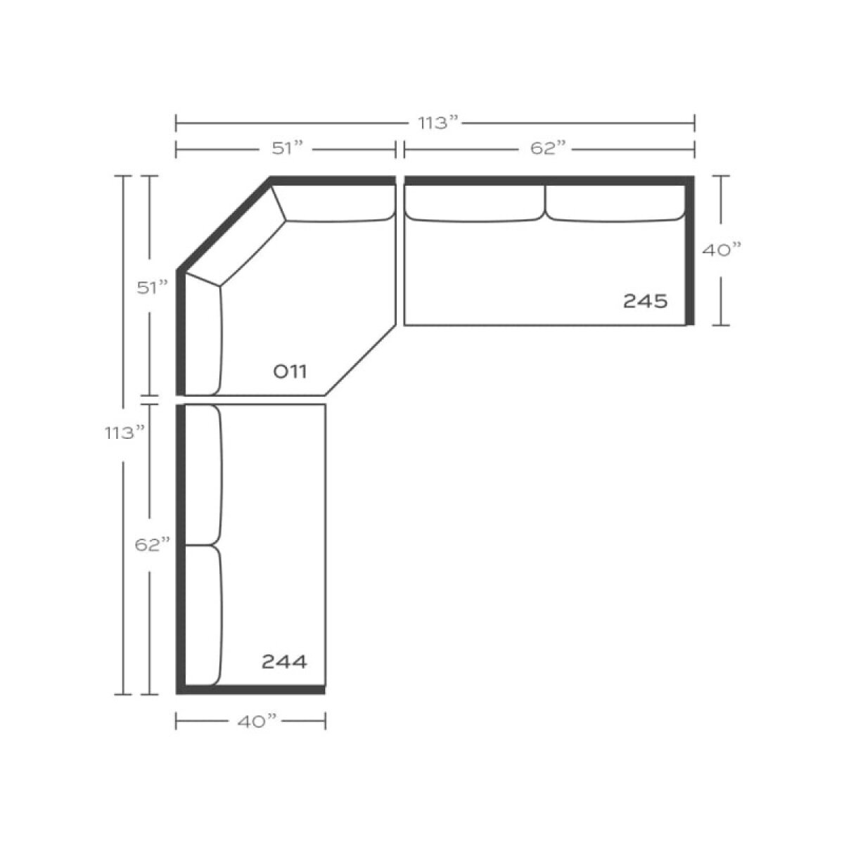 19a3562f4276b2e965e6e0125292bbaf Dominic Sectional - Image 1