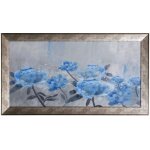 Peonies Field Texture Framed Print