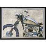 Born To Be Wild Ii Double Framed Transportation Textured Print