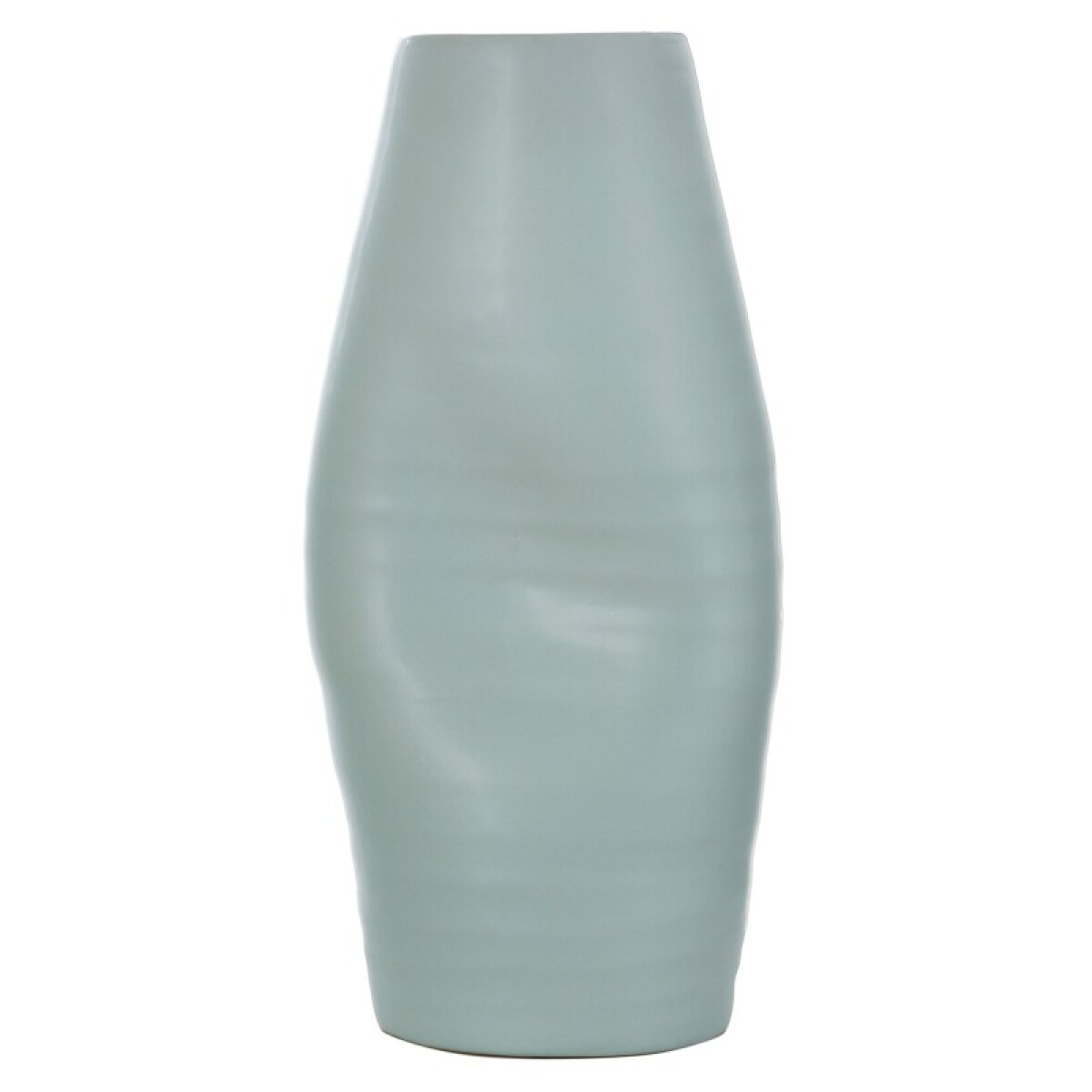 1a78058fbb4116736882af2837ace503 Guzzi Mint Light Mint Indented Ceramic Vase - Image 1