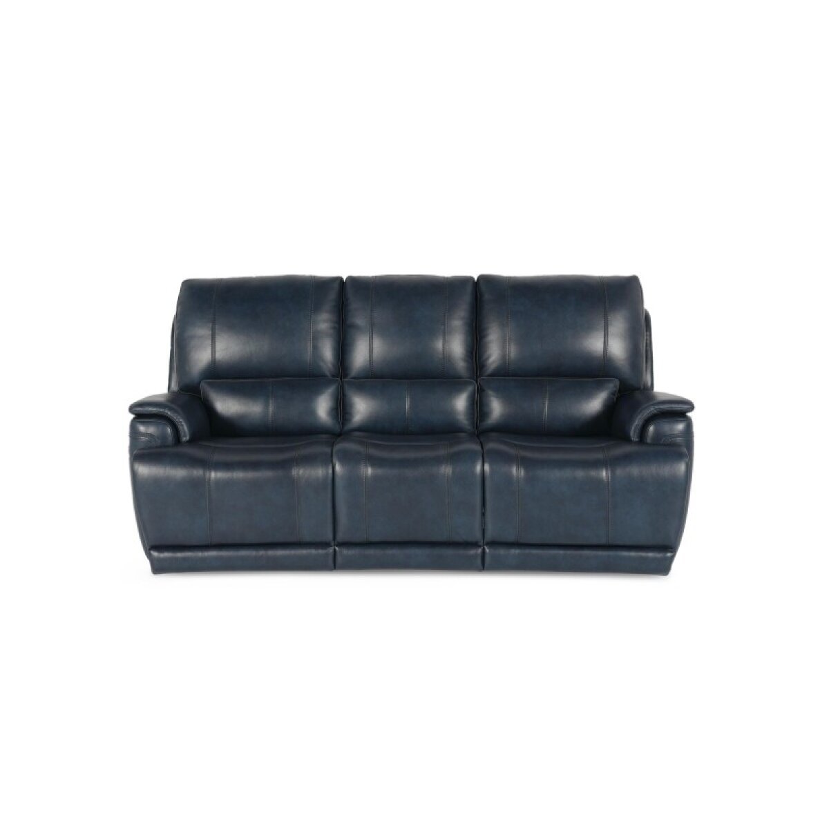 1ac2e5c98dd5a42cf9644ac751253d7f Burlington Leather Power Reclining Sofa - Image 1