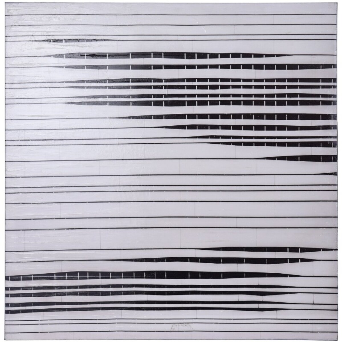 1af2407439bc6e89359c1b9ca0869355 Newspaper Print Printed Abstract Glossy Canvas - Image 1